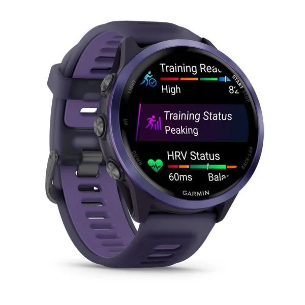 Garmin Forerunner 570 47mm Indigo Aluminium with Translucent Imperial Purple/Indigo band, image 2