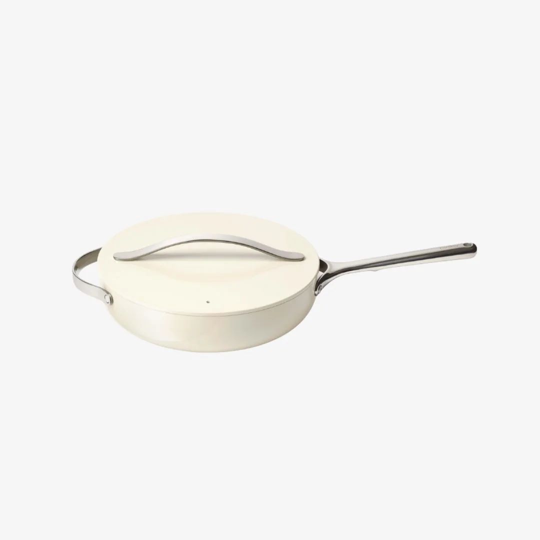 Caraway Ceramic Non-Stick Cookware Set, Cream, image 2