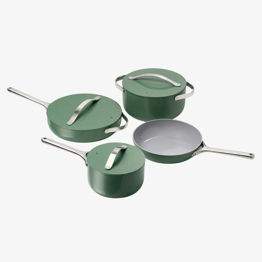 Caraway Ceramic Non-Stick Cookware Set, Sage