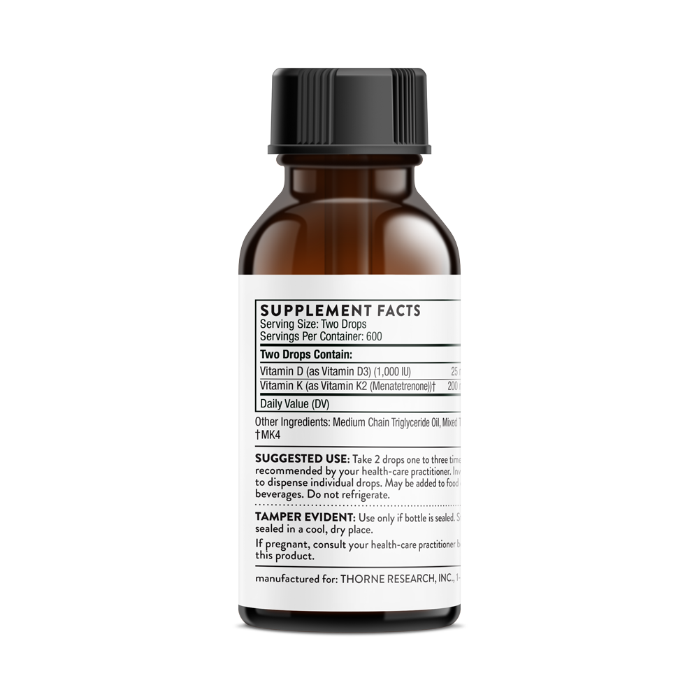 Thorne Vitamin D + K2, image 2