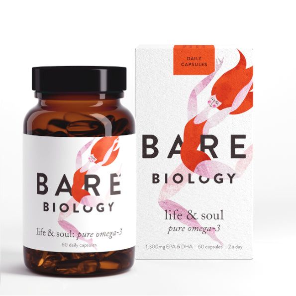 BARE Biology Life & Soul High Strength Omega-3 Fish Oil Daily Capsules, image 2