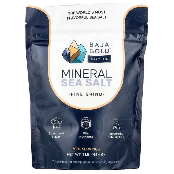 Baja Gold Salt Co. Mineral Sea Salt - Fine Grind