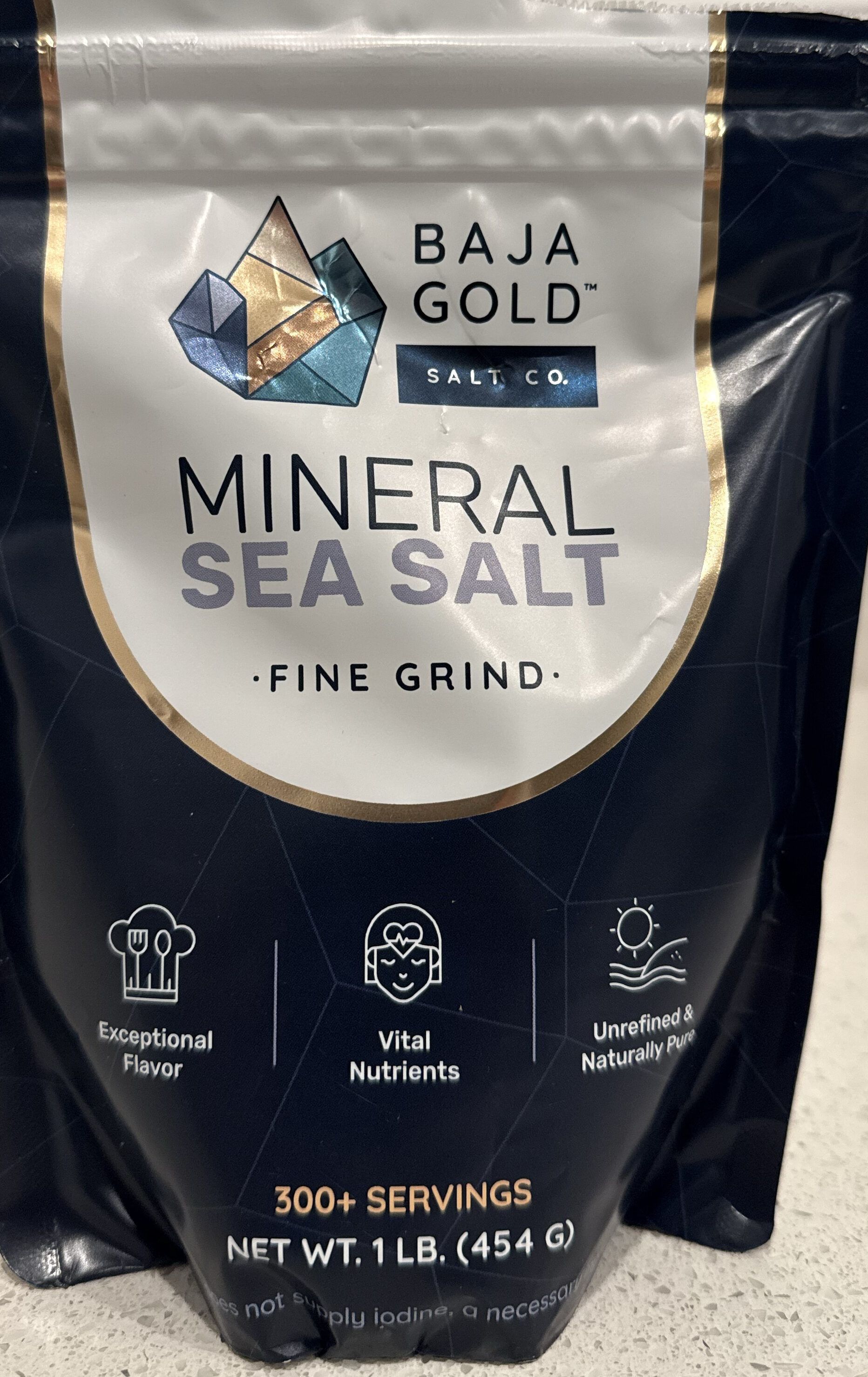 Baja Gold Salt Co. Mineral Sea Salt - Fine Grind, image 2