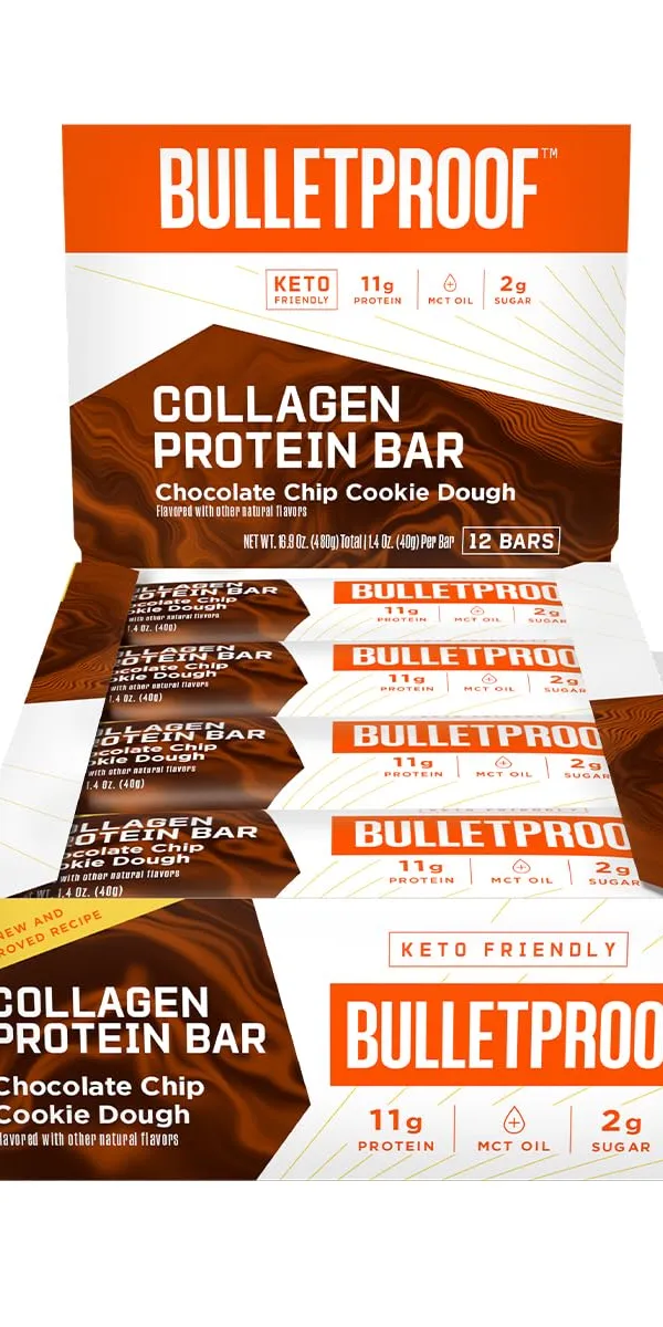 Collagen Protein Bars - Chocolate Chip Cookie Dough