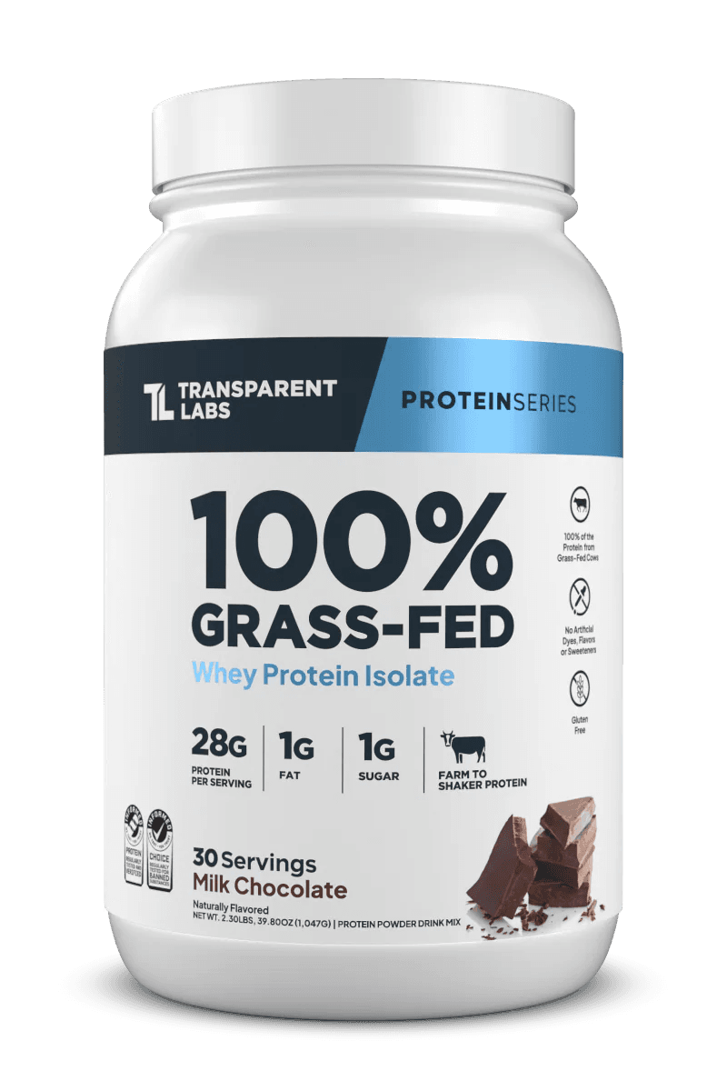 Transparent LABS Grass Fed Whey Isolate - Milk Chocolate