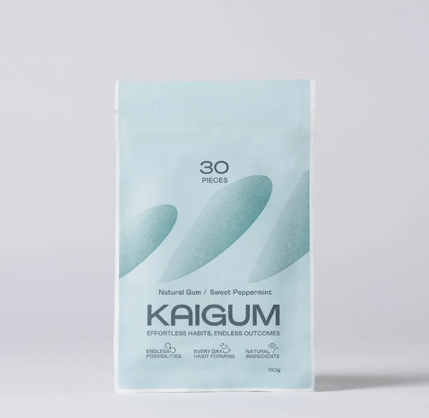 Kaigum Natural Chewing Gum - Sweet Peppermint