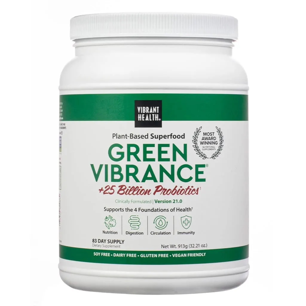 Vibrant Health Green Vibrance - 83 Day Supply, Powder