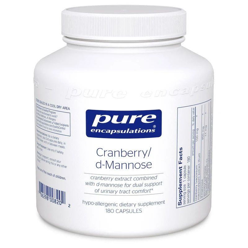 PURE Encapsulations Cranberry/d-Mannose, image 2