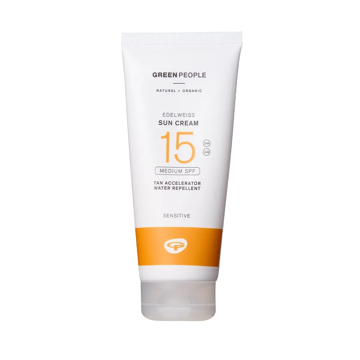 Green People Edelweiss Sun Cream with Tan Accelerator SPF15