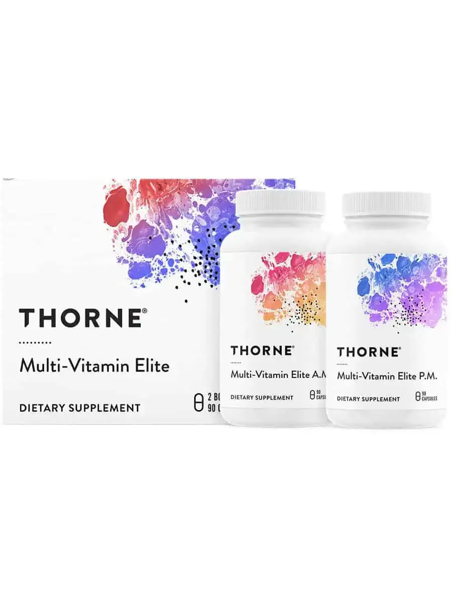Thorne Multi-Vitamin Elite A.M. & P.M. - NSF Certified for Sport